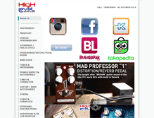Tablet Screenshot of highlevelstore.com
